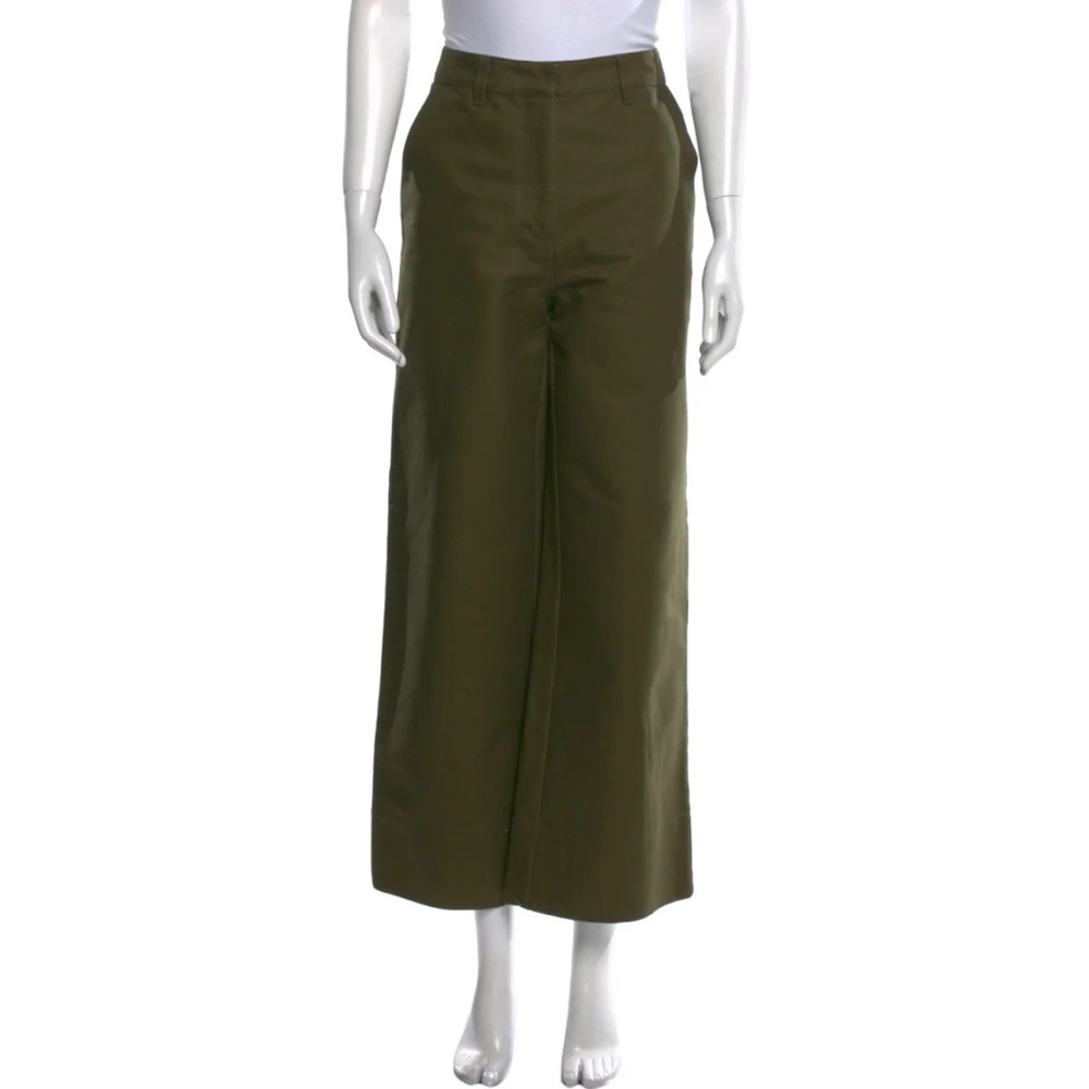 Co. Green Wide Leg Japanese Cotton Pants